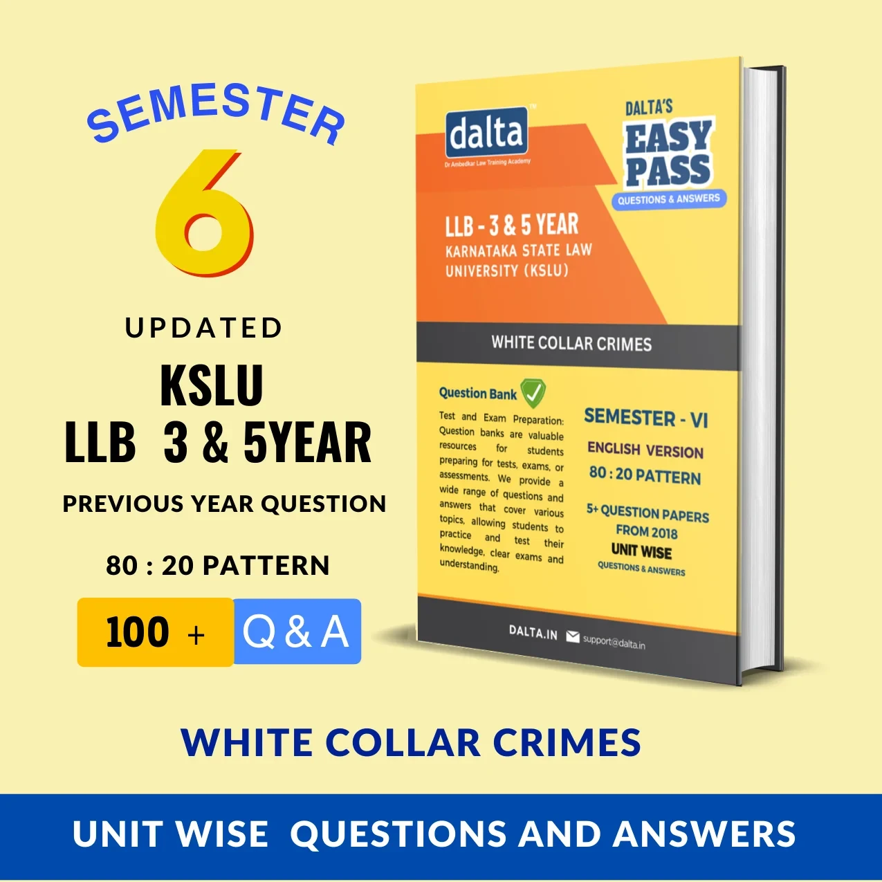 WHITE COLLAR CRIMES (80 : 20 Marks)