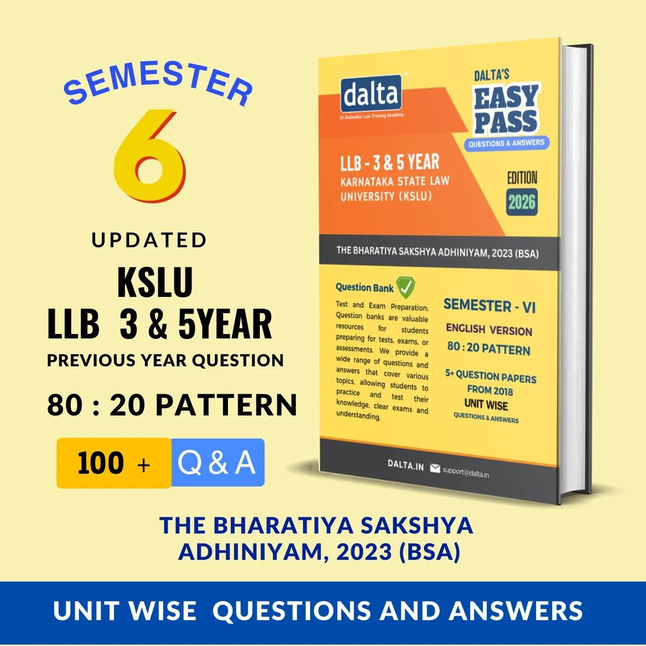 THE BHARATIYA SAKSHYA ADHINIYAM, 2023 (BSA) 80:20