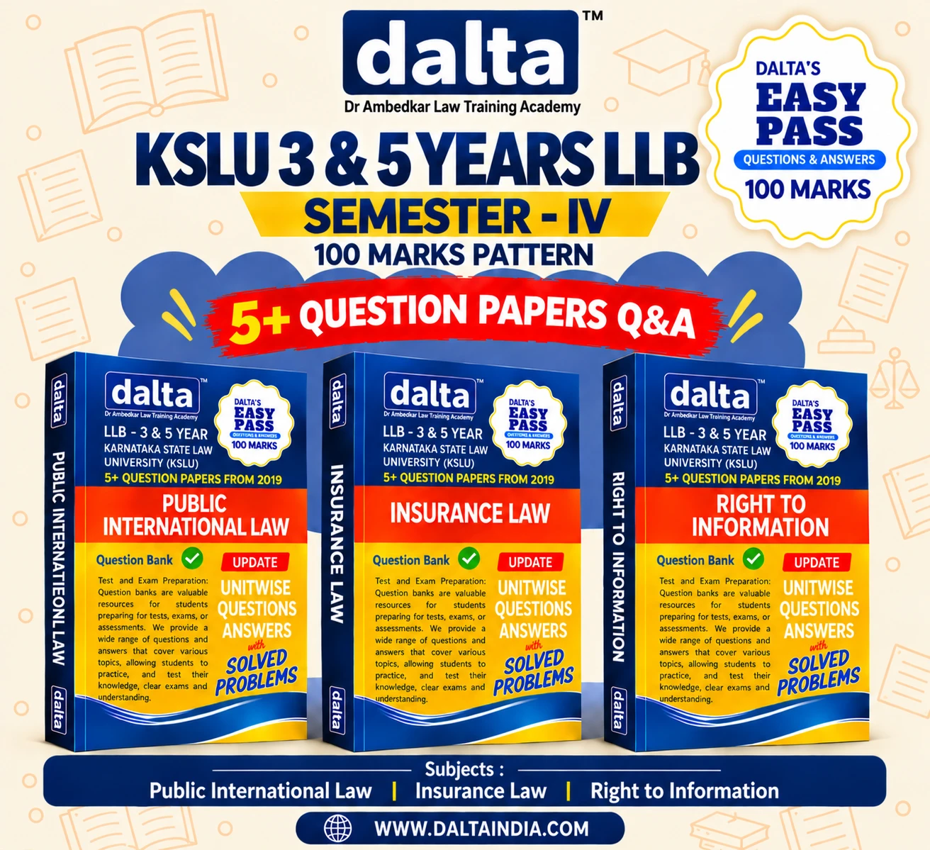 SEMESTER IV – 100 MARKS – ALL BOOKS