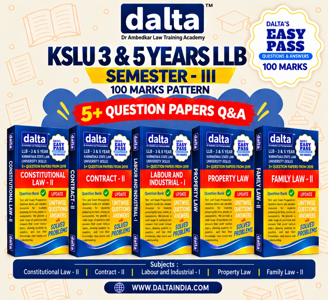 SEMESTER III – 100 MARKS – ALL BOOKS